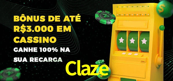 Claze melhor bônus de depósito