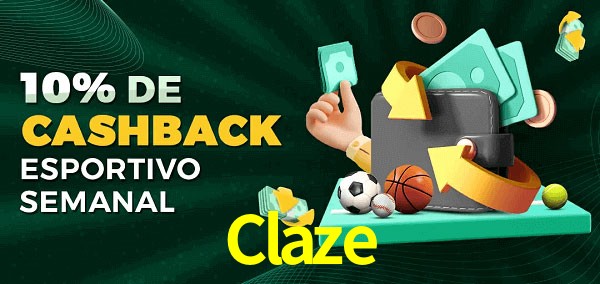 10% de bônus de cashback na Claze