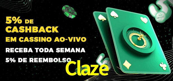 Promoções do cassino ao Vivo Claze
